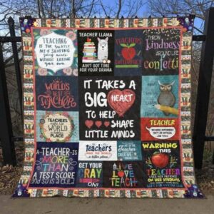 Teacher Quilt Blanket Ver 2  Quilt